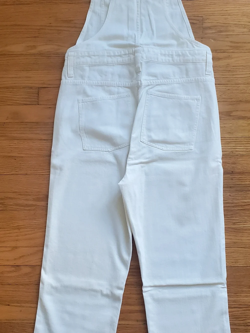 Madewell Ecru/White Denim Overalls New With Tags Medium